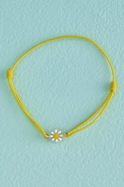 Yellow Daisy Rack Bracelet