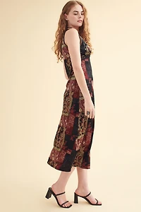 Buy Paisley Velvet Lace Maxi Slip Dress Online at Earthbound Trading