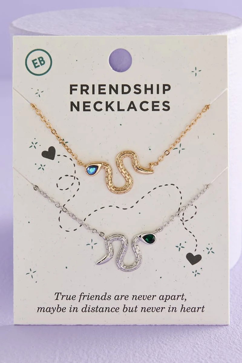 Buy Gem Snake Friendship Necklace Set Online at Earthbound Trading