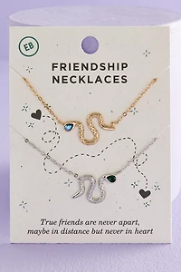Buy Gem Snake Friendship Necklace Set Online at Earthbound Trading