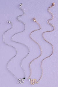 Buy Gem Snake Friendship Necklace Set Online at Earthbound Trading