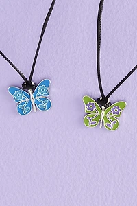 Buy Butterfly Corded Friendship Necklace Set Online at Earthbound Trading