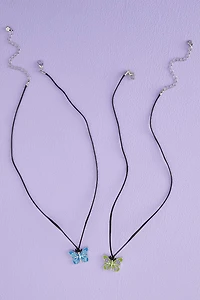 Buy Butterfly Corded Friendship Necklace Set Online at Earthbound Trading