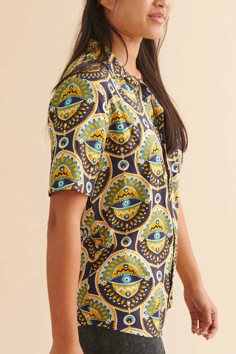 Buy Evil Eye Camp Shirt Online at Earthbound Trading