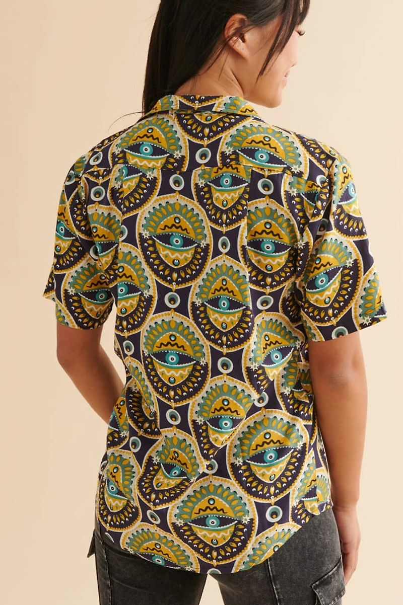 Buy Evil Eye Camp Shirt Online at Earthbound Trading