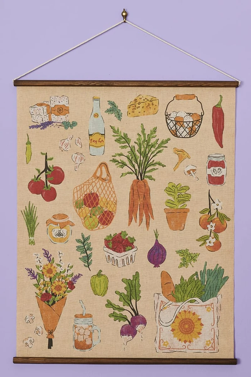 Buy EBX Farmers Market Wall Art Banner Online at Earthbound Trading