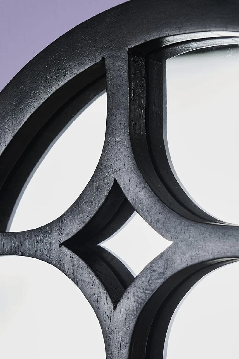 Buy Black Crescent Moon Wood Mirror Online at Earthbound Trading