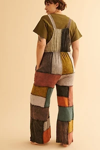 Get Rustic Patchwork Overalls - Perfect for boho & Festival Looks