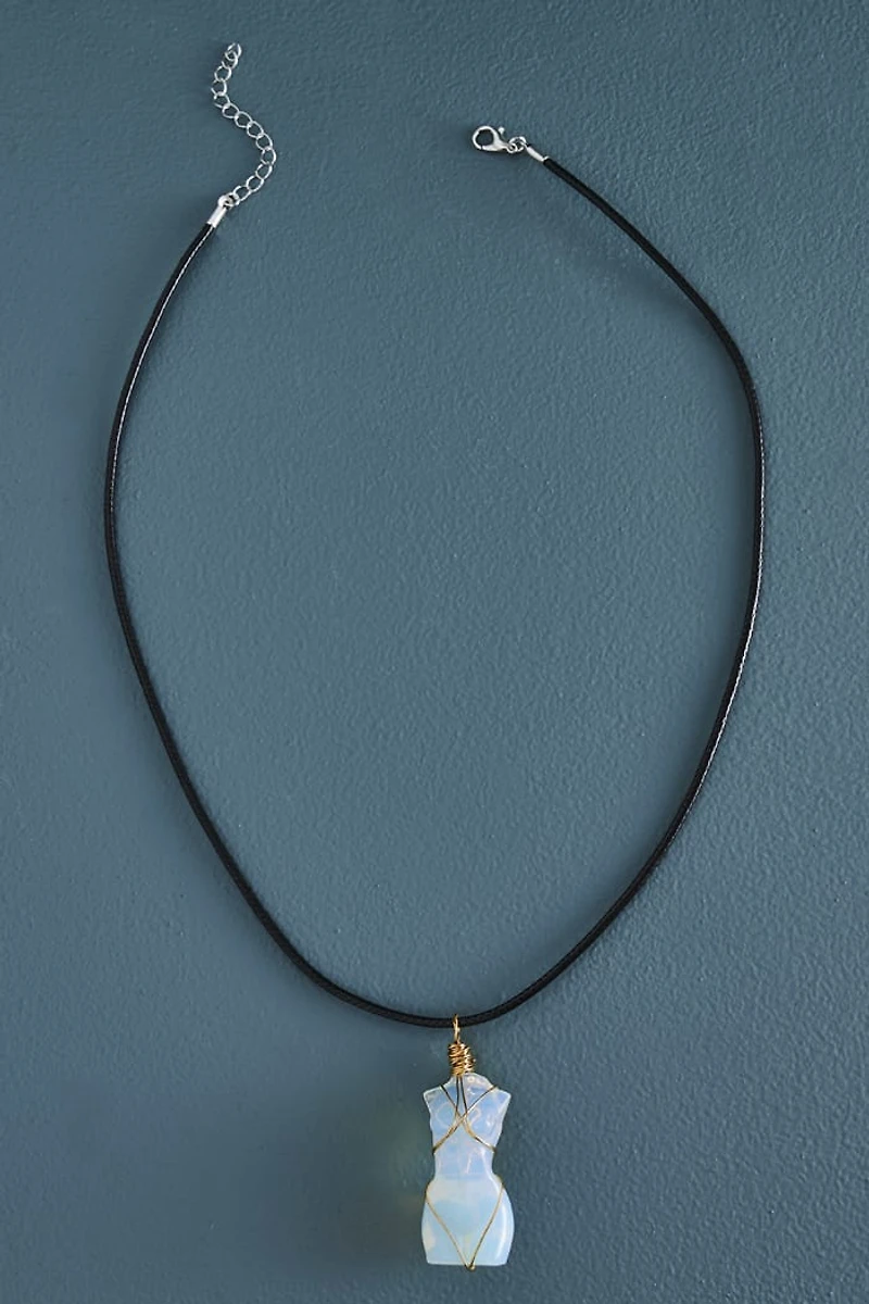 Buy Opalite Torso Figurine Necklace Online at Earthbound Trading