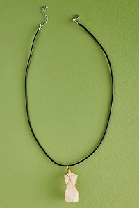 Empower Your Style - Rose Quartz Torso Necklace Available Now