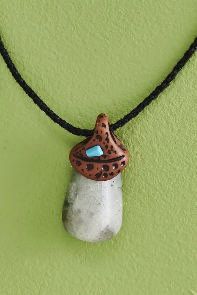 Buy Corded Stone Pendant Necklace Online at Earthbound Trading