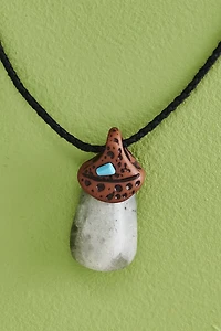 Buy Corded Stone Pendant Necklace Online at Earthbound Trading