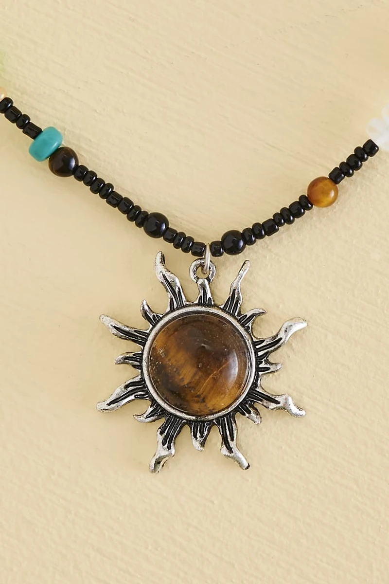 Add the Tiger’s Eye Sunburst Necklace to Your Collection Today