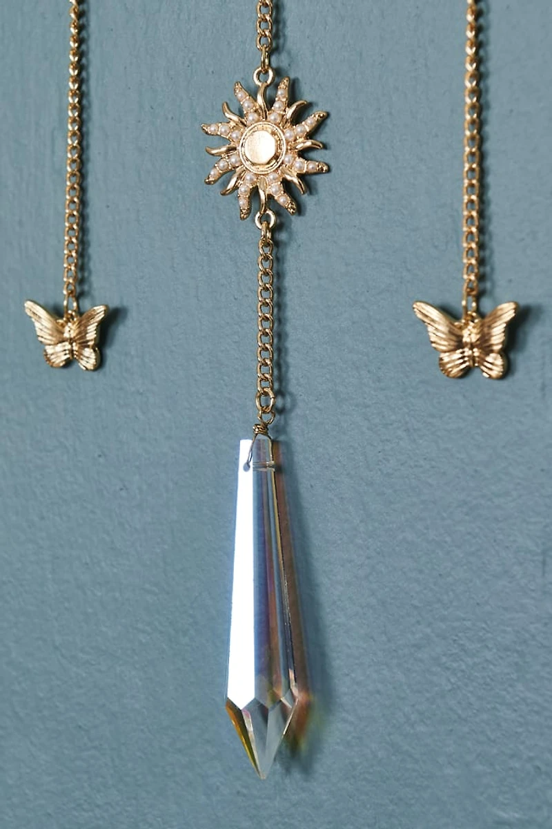 Buy Rose Quartz Eye Crystal Mobile Online at Earthbound Trading
