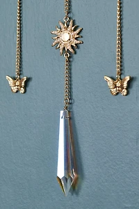 Buy Rose Quartz Eye Crystal Mobile Online at Earthbound Trading