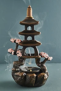 Buy LED Cherry Blossom Backflow Incense Burner Online at Earthbound Trading
