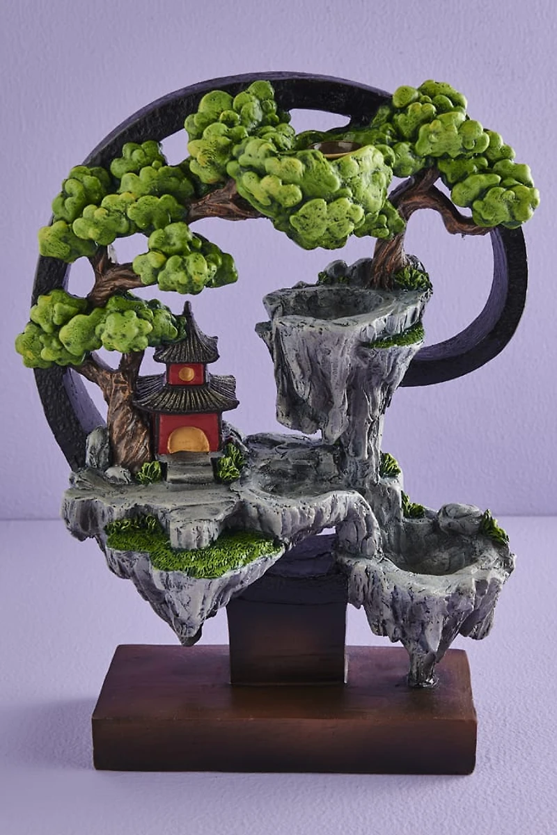 Buy Peaceful Garden Backflow Incense Burner Online at Earthbound Trading