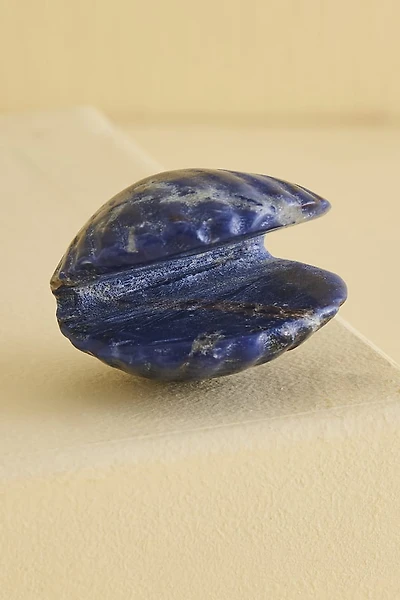 Sodalite Shell Figurine