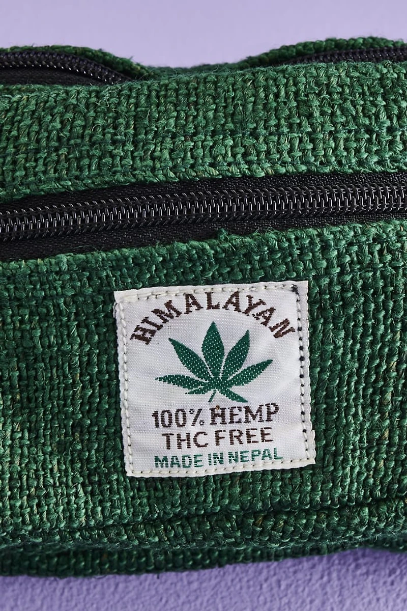 Buy Solid Green Hemp Belt Bag Online at Earthbound Trading