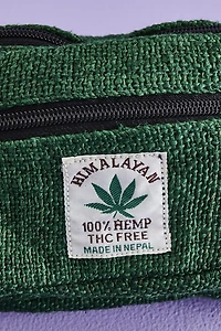 Buy Solid Green Hemp Belt Bag Online at Earthbound Trading