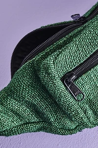 Buy Solid Green Hemp Belt Bag Online at Earthbound Trading