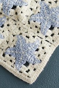 Buy Blue Starfish Crochet Hair Scarf Online at Earthbound Trading
