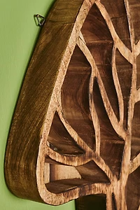 Buy Mushroom Tree Wood Shelf Online at Earthbound Trading
