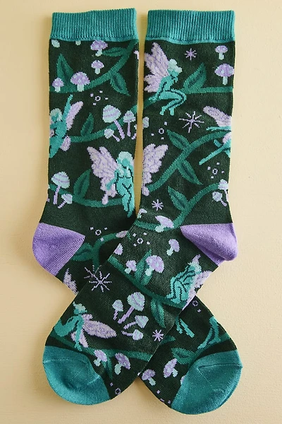 Add a Magical Touch - Shop boho Fairy Forest Socks Now