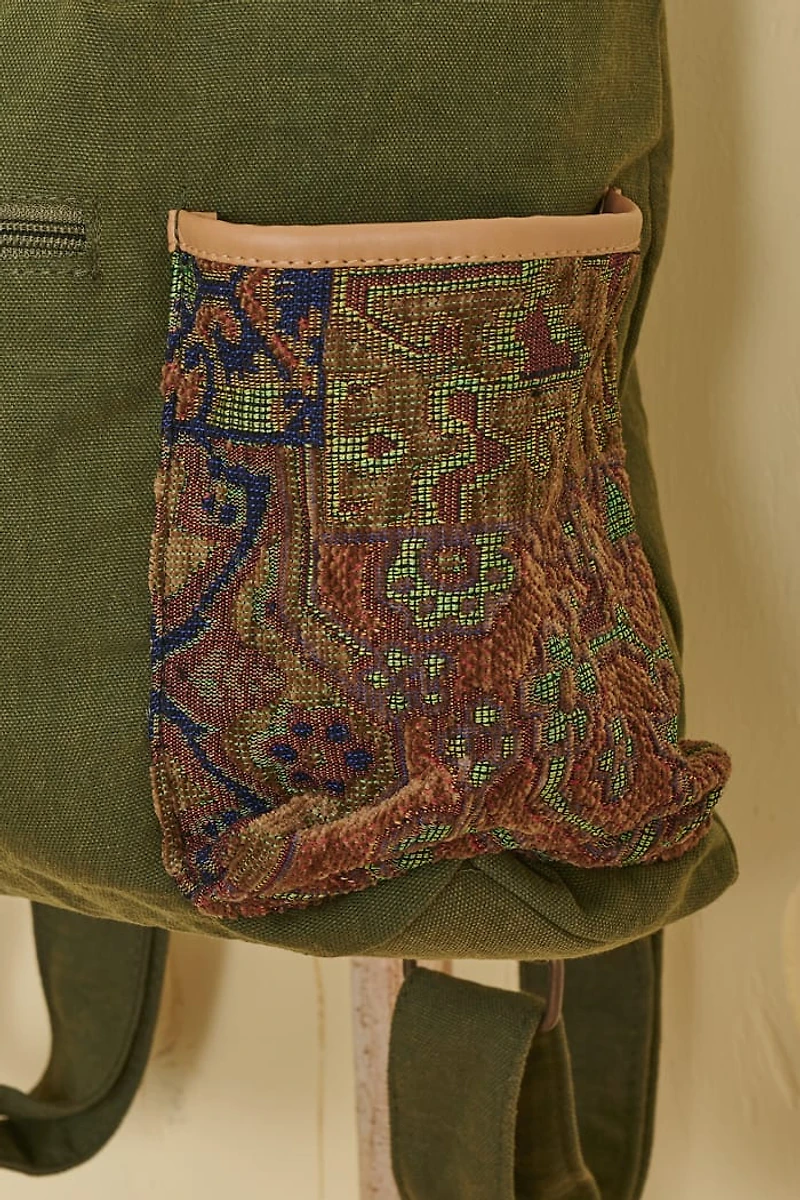 All Is Interconnected Backpack - boho Hippie Travel Essential