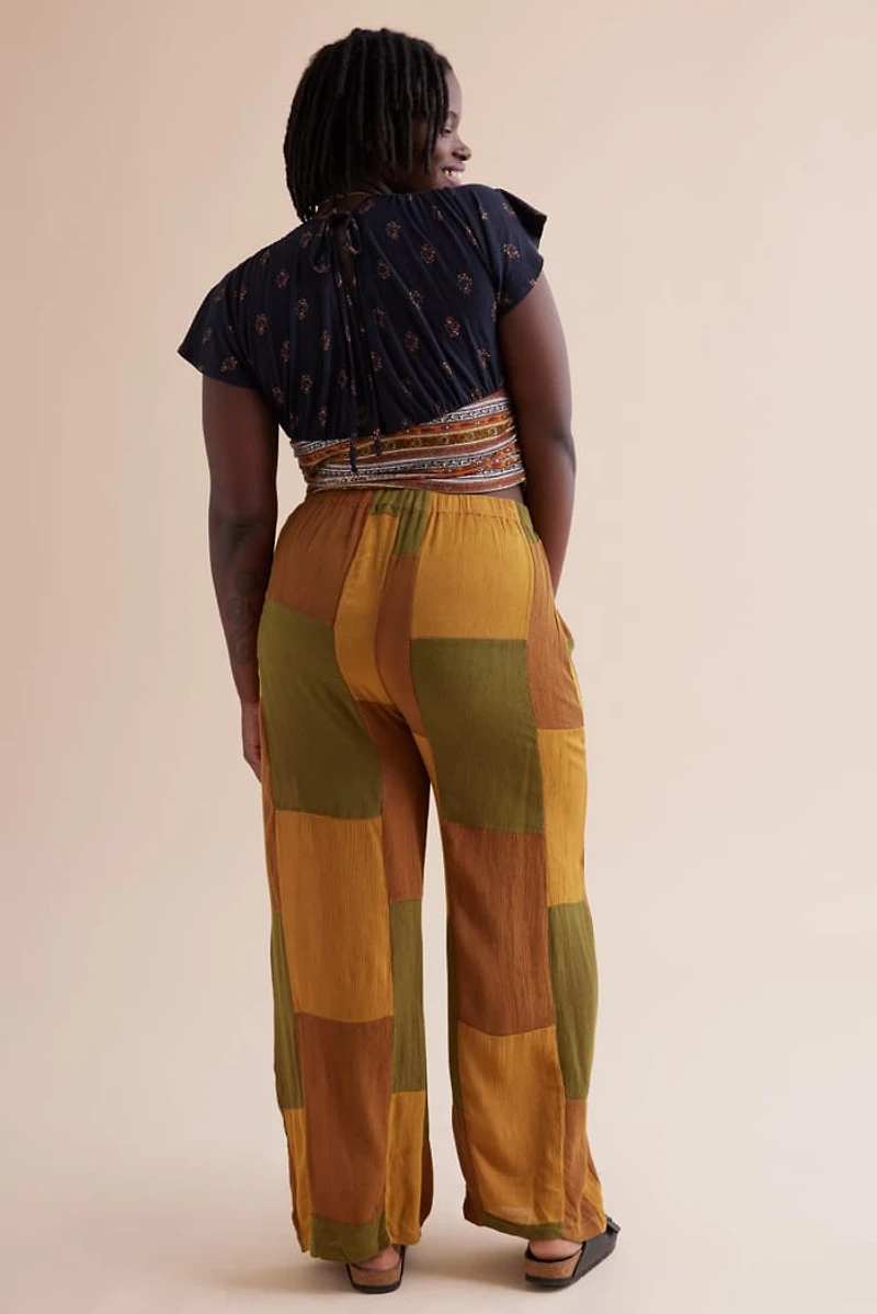 Buy Honey Moss Assorted Patchwork Pants Online at Earthbound Trading
