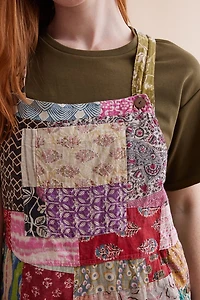 boho Bloom Patchwork Overalls - Express Your Free Spirit!