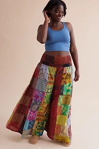 Unique Patchwork Barcelona Pants - Stand Out in boho Style!