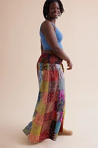 Unique Patchwork Barcelona Pants - Stand Out in boho Style!