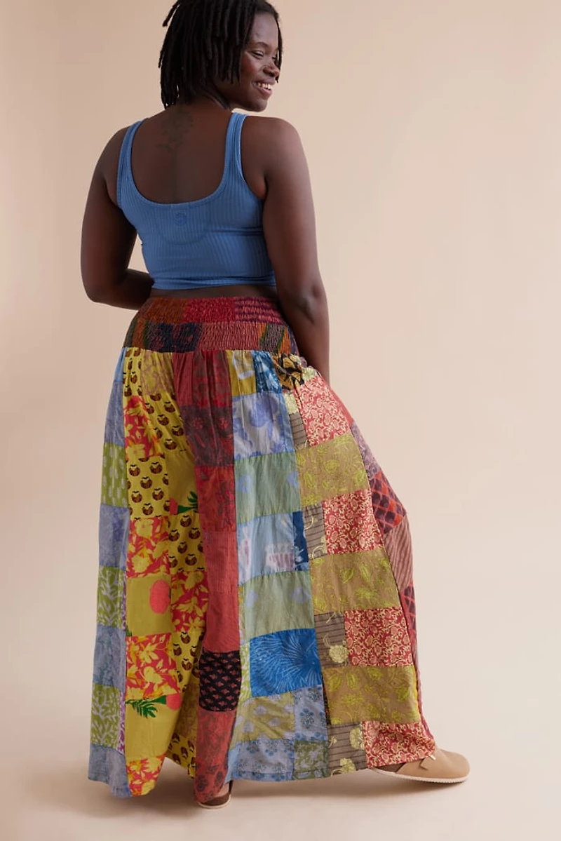 Unique Patchwork Barcelona Pants - Stand Out in boho Style!