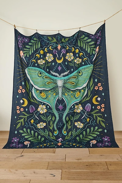 EBX Enchanted Moth LG Tapestry