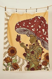 Buy EBX Mushroom Maiden SM Tapestry Online at Earthbound Trading