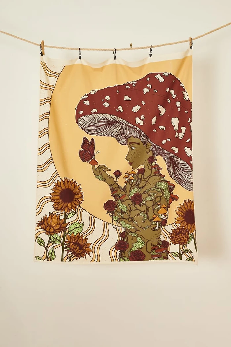 Buy EBX Mushroom Maiden SM Tapestry Online at Earthbound Trading