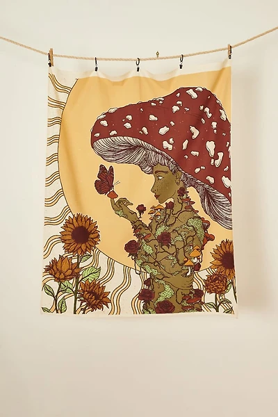 EBX Mushroom Maiden SM Tapestry
