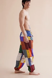Buy Rainbow Patchwork Print Pants Online at Earthbound Trading