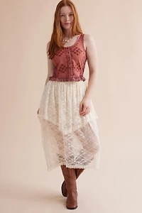 Buy Cream Lace Fairy Skirt Online at Earthbound Trading
