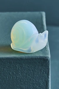 Buy Opalite Snail Figurine Online at Earthbound Trading