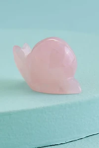 Buy Rose Quartz Snail Figurine Online at Earthbound Trading