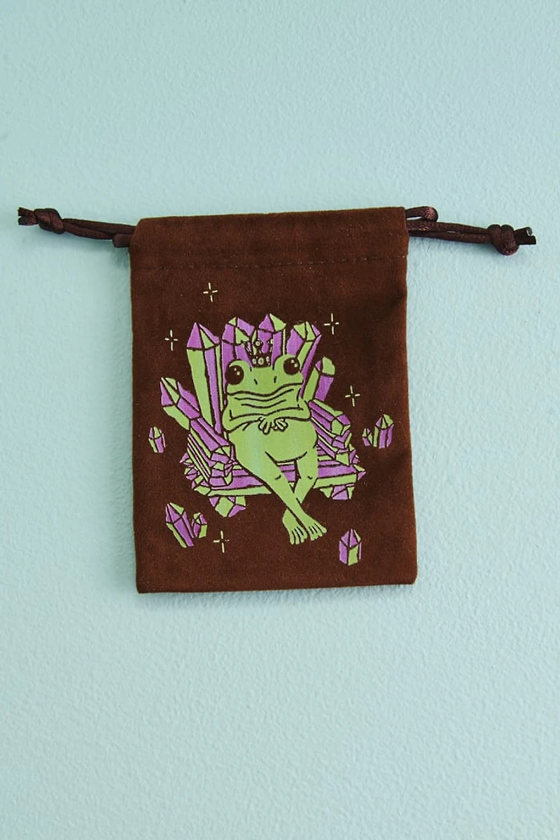 Buy EBX Crystal Frog Velvet Pouch Online at Earthbound Trading
