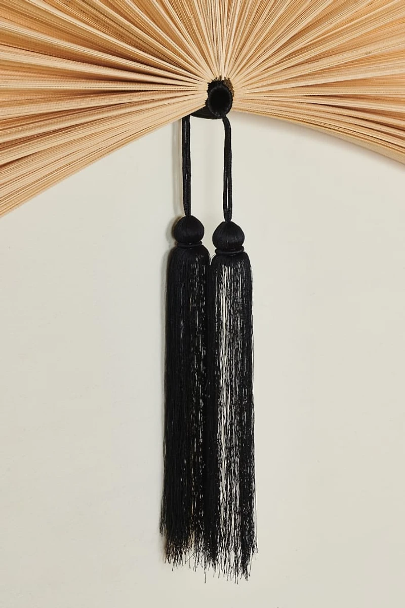 Buy Black Striped Vietnam Bamboo Fan Online at Earthbound Trading