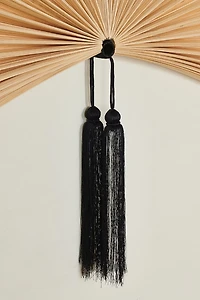 Buy Black Striped Vietnam Bamboo Fan Online at Earthbound Trading