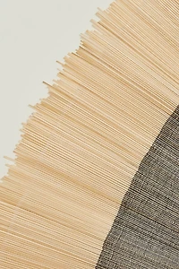 Buy Black Striped Vietnam Bamboo Fan Online at Earthbound Trading