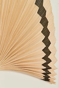Buy Black Striped Vietnam Bamboo Fan Online at Earthbound Trading