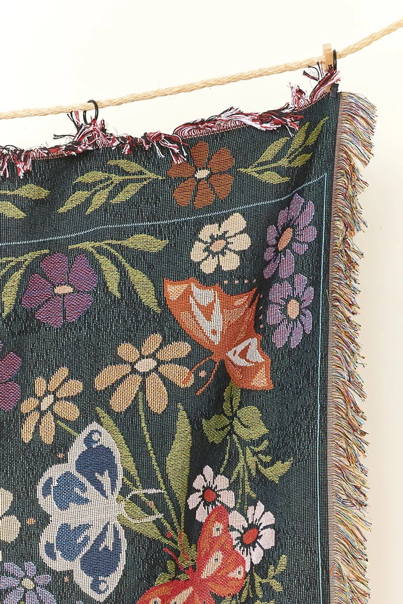 Buy Enchanted Butterfly Woven Throw Blanket Online at Earthbound Trading