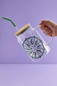 Buy Zodiac Sun Glass Mason Jar Online at Earthbound Trading