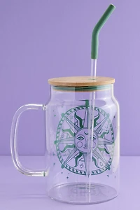 Buy Zodiac Sun Glass Mason Jar Online at Earthbound Trading